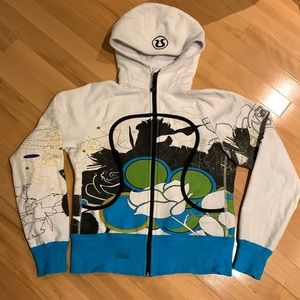 Lululemon Limited Edition Abstract Design Scuba Hoodie - size 8